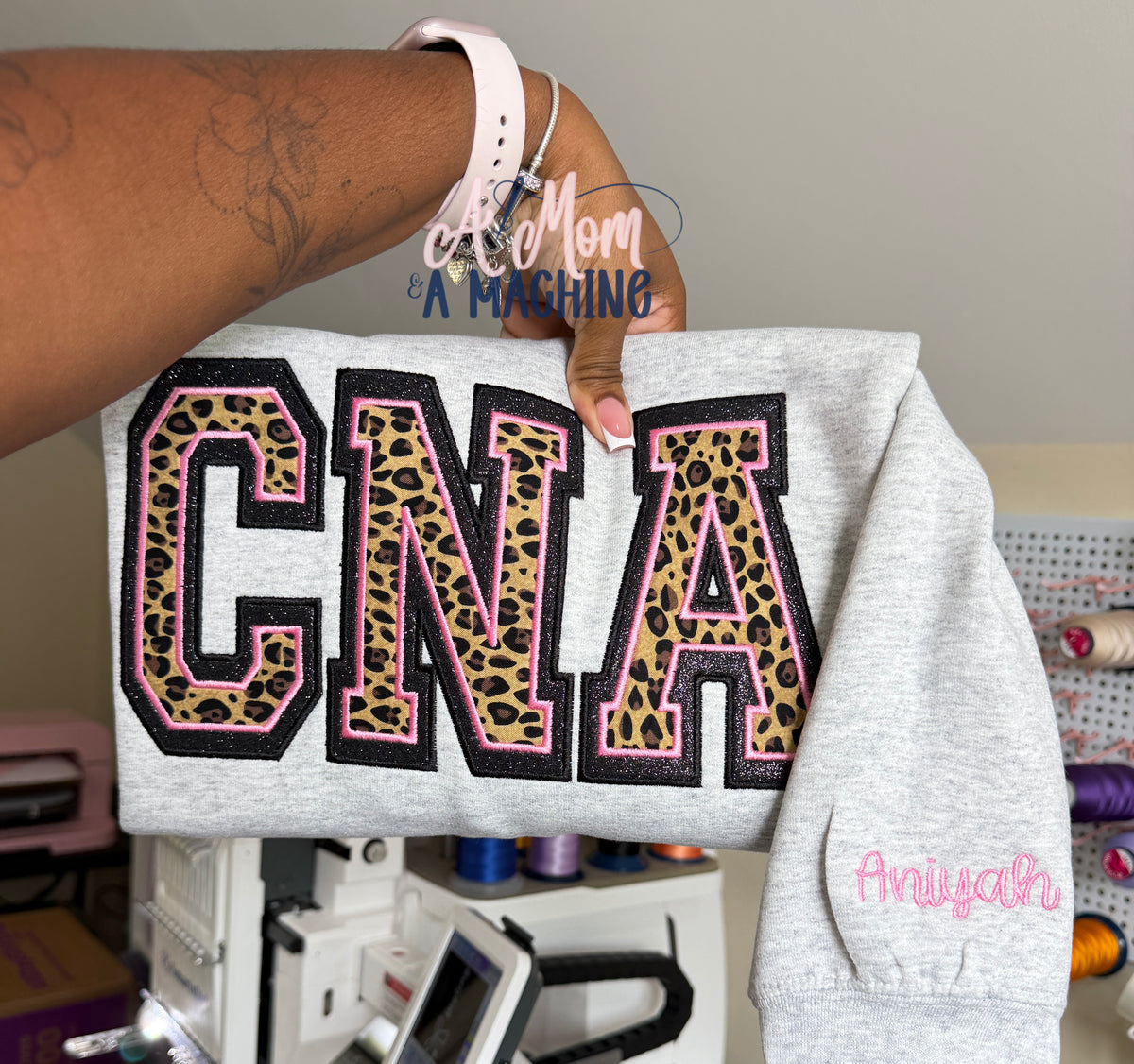 Glitter + Fabric Crewneck