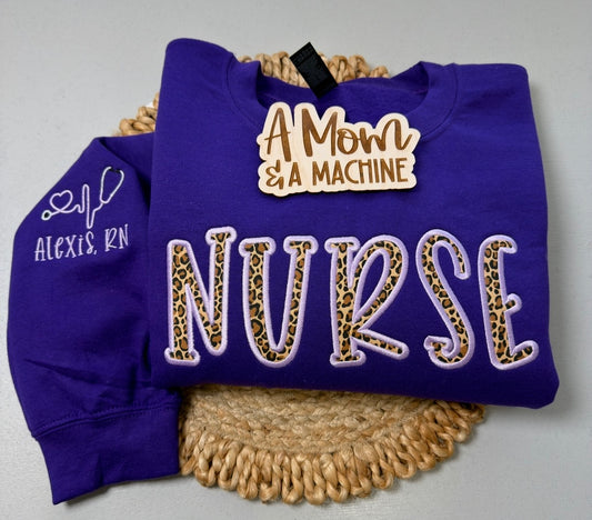 Healthcare Applique Sweatshirt