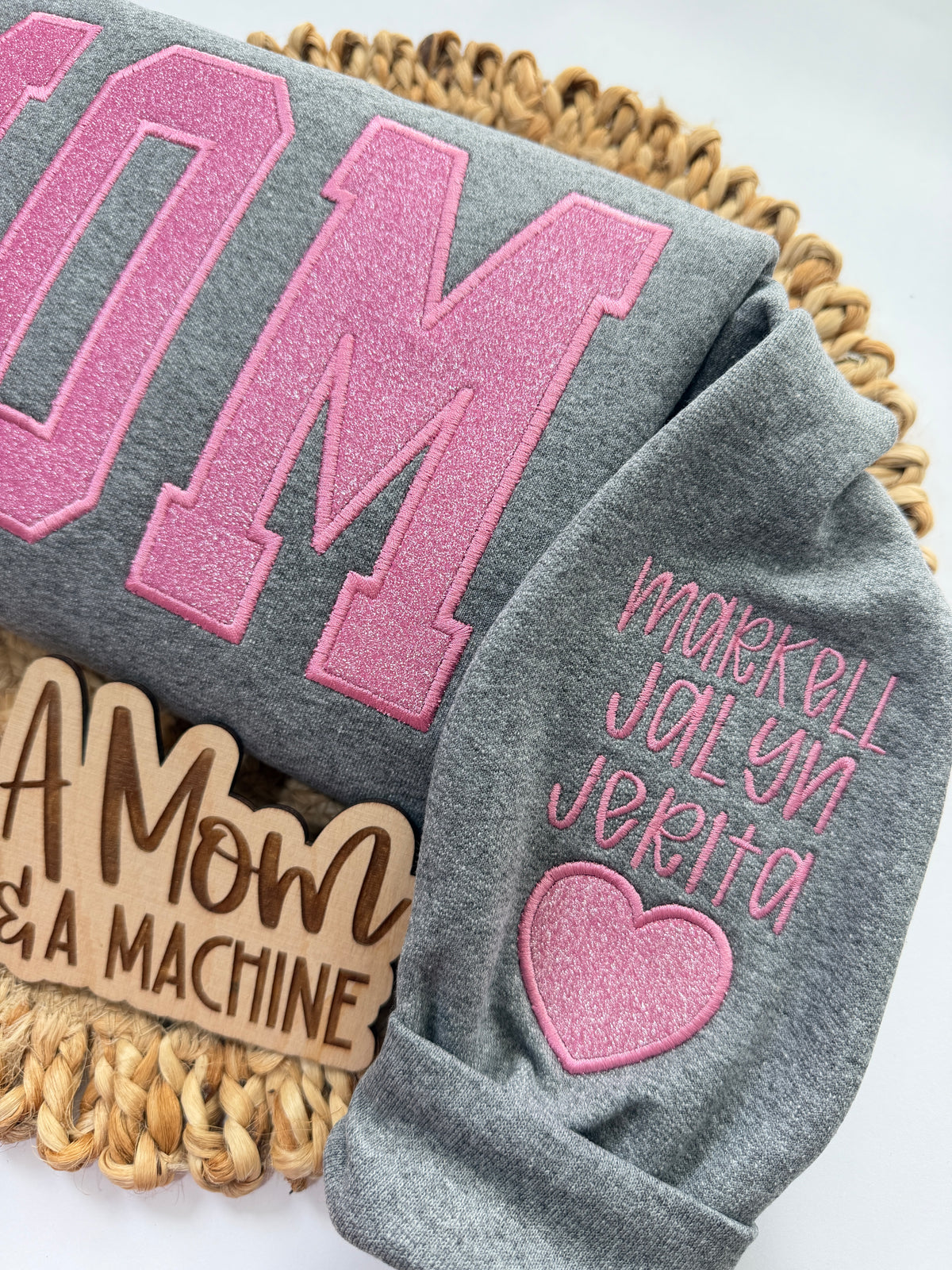 Personalized Glitter Sweatshirt