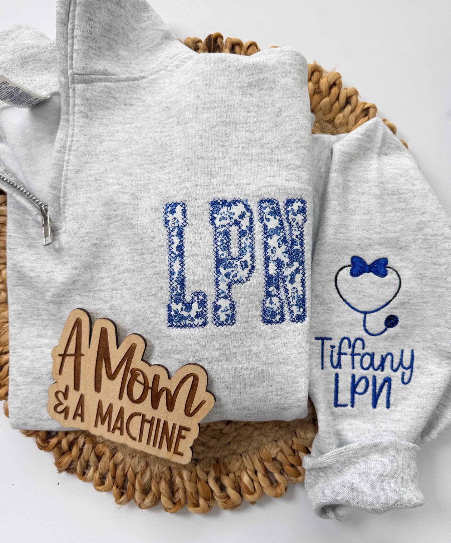 Healthcare Quarter Zip (RN, LPN, CNA, NP, EMT, LAB, etc.)