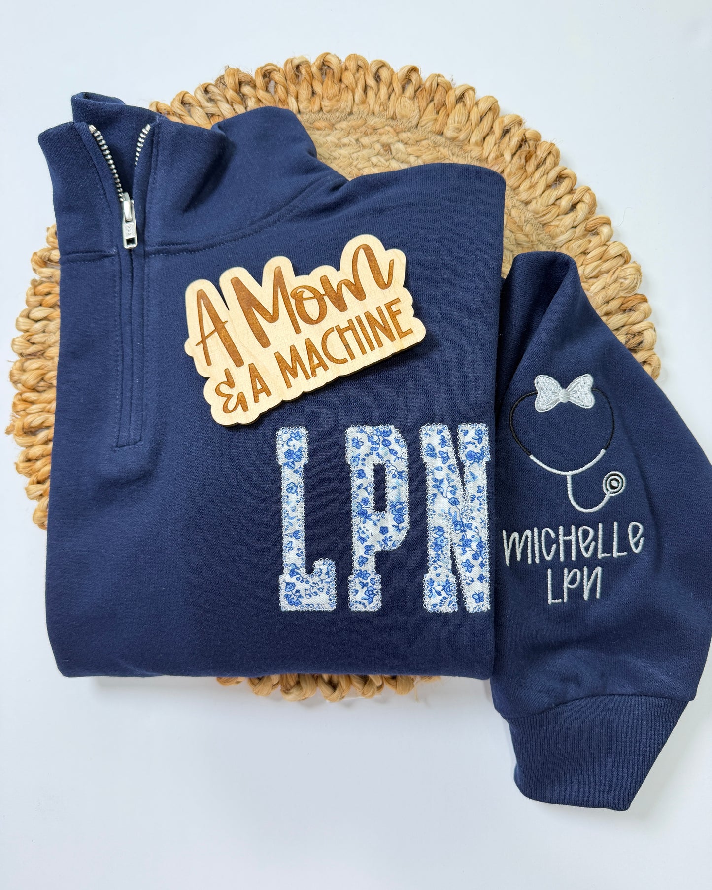 Healthcare Quarter Zip (RN, LPN, CNA, NP, EMT, LAB, etc.)
