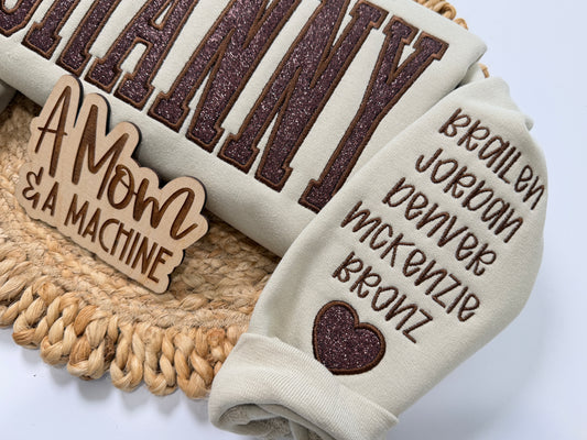 Personalized Glitter Sweatshirt
