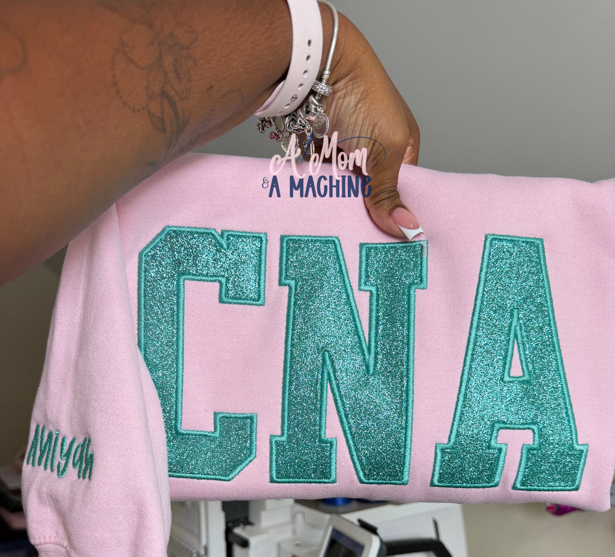 Healthcare Glitter Crewneck