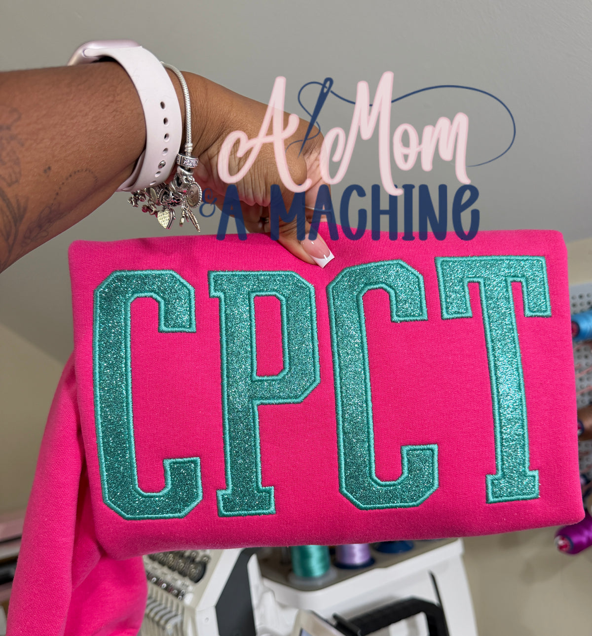 Healthcare Glitter Crewneck