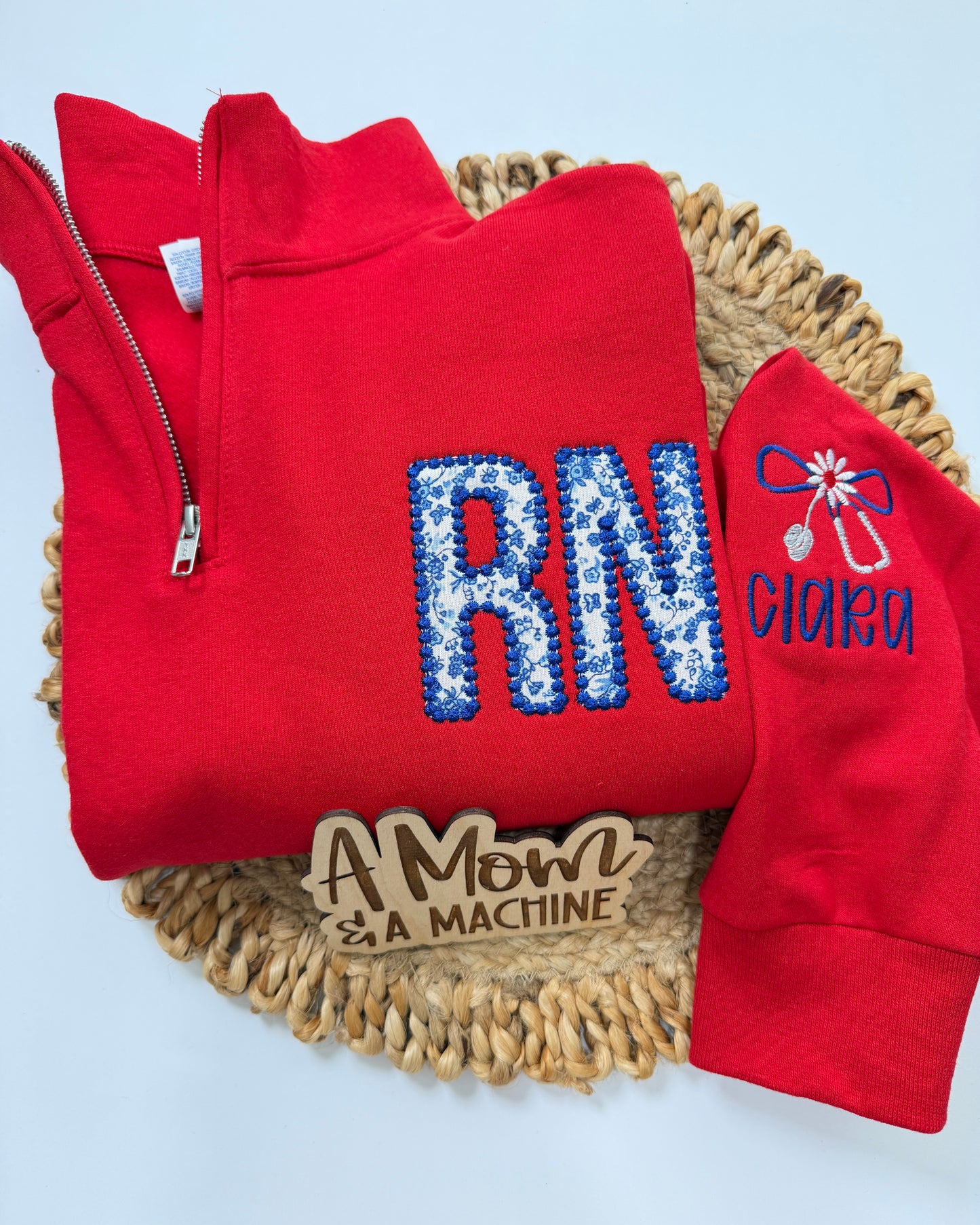 Healthcare Quarter Zip (RN, LPN, CNA, NP, EMT, LAB, etc.)