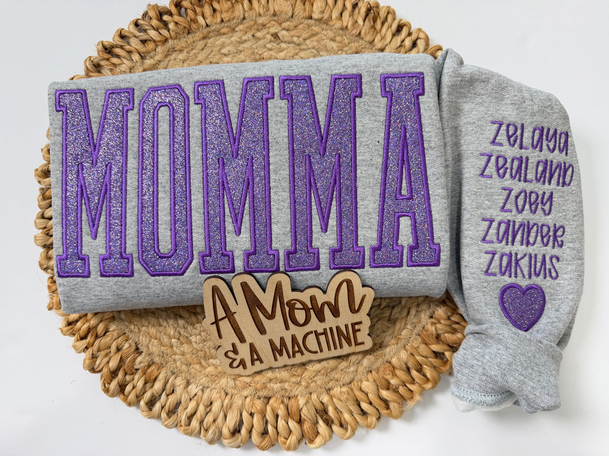 Personalized Glitter Sweatshirt