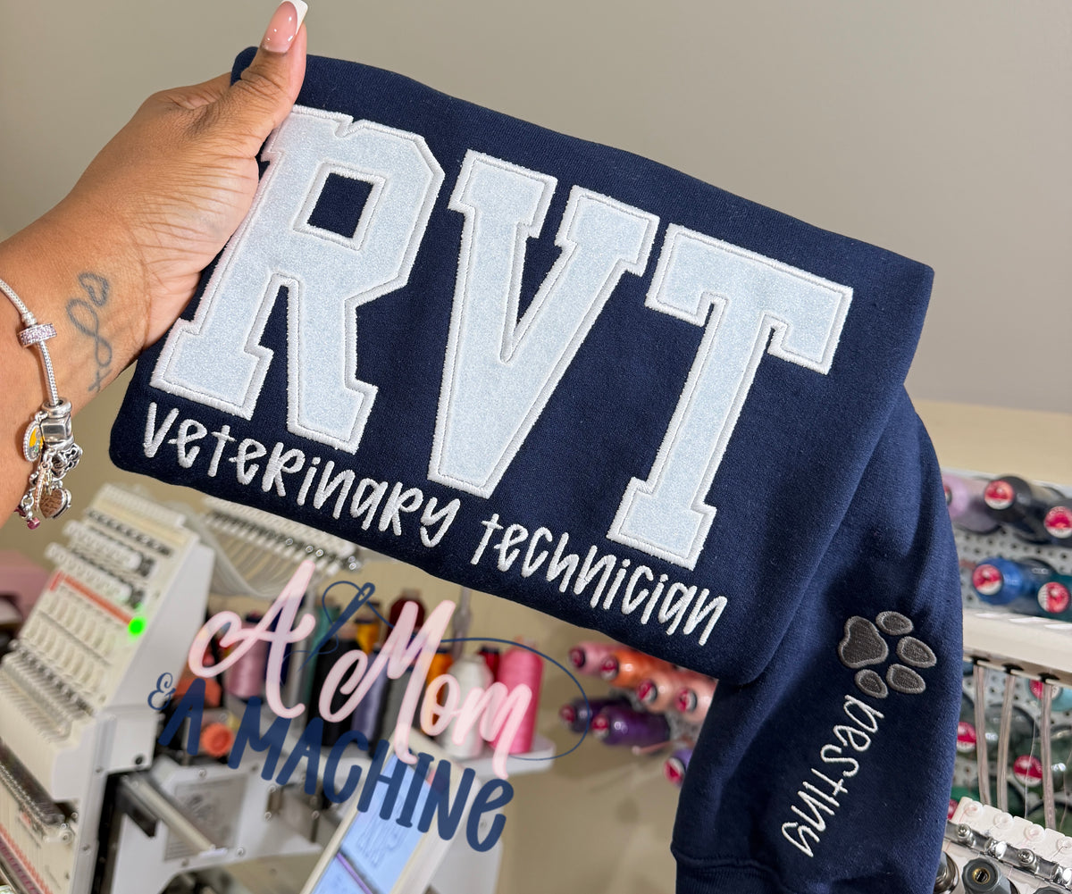 Healthcare Glitter Crewneck