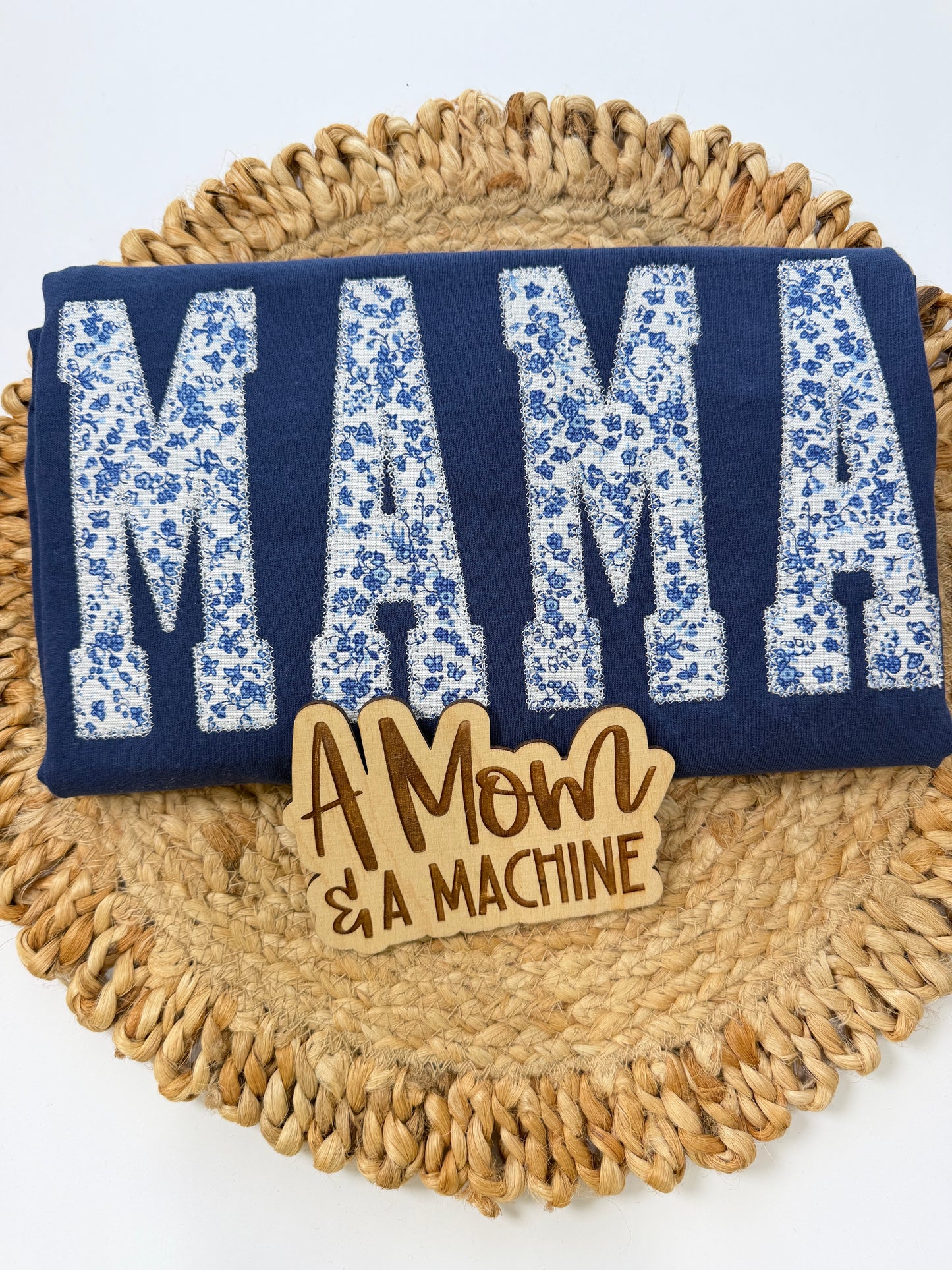 MAMA APPLIQUE SHIRT