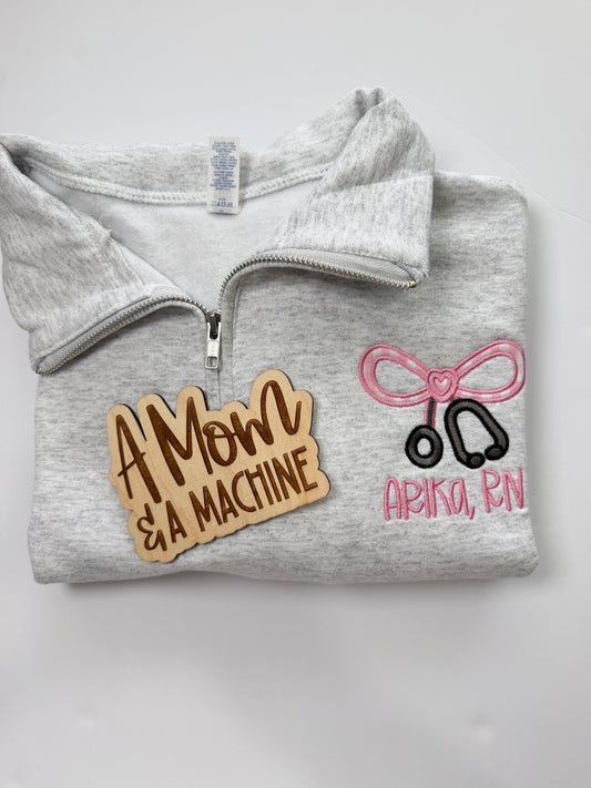 Healthcare Stethoscope Quarter Zip
