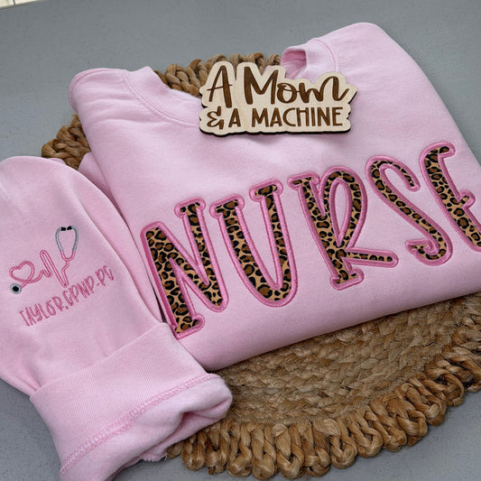 Healthcare Applique Sweatshirt